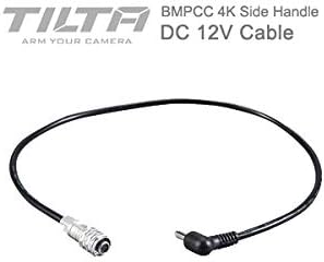 Tilta tcb-bmpc-dcm12 12v micro dc masculino para bmpcc 4k 6k cabo de alimentação de foco de energia lateral de tilta