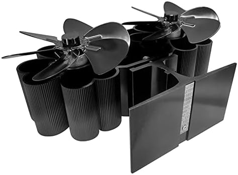 Ventilador de ar grande volume de ar grande 12 Motores de fã de lâmina Dune Distribuição de calor Rápida Não eletricidade necessária