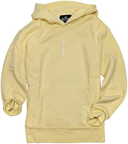 Hollister Men's Logo Gráfico Zip ou Pullover Soft Fleece Hoodie Hom-25