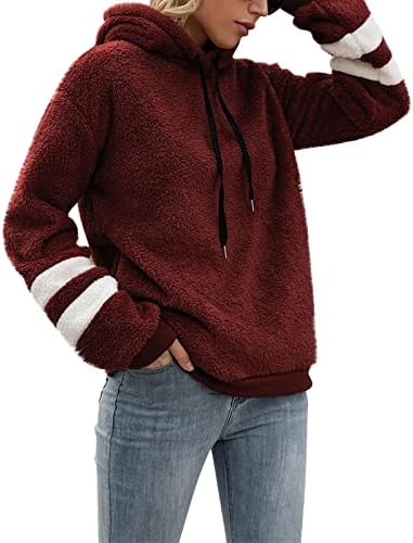 Camisolas femininas Primavera 2023 Sweater de suéter de suéter de pullocolagem de mangas compridas, suéter de lã de pulôver casual