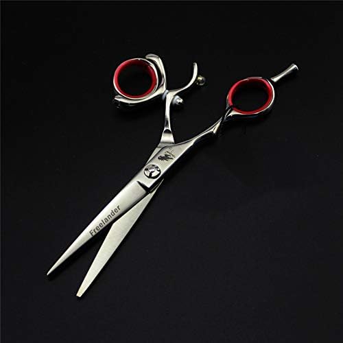 Kits de tesoura de corte de cabelo XJPB 5,5 polegadas à mão esquerda tesoura de aço inoxidável Shears Shears Set Barber/Salon/Kit