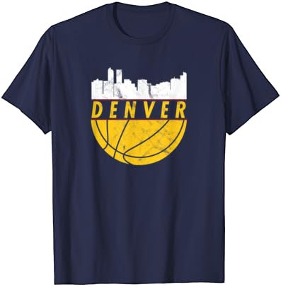 Denver Basketball Mile High 5280 Denver T-Shirt