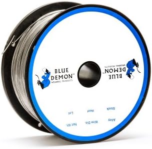 Demônio azul 309lfc-o x .035 x 1lb spool aço inoxidável fluxo de fio de soldagem sem gás núcleo