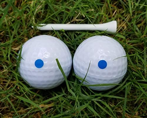 J&M Gênero Revelar Ball de golfe para chuveiros de bebês e revelar festas. Todo o pó de holi natural. 2 pacotes.