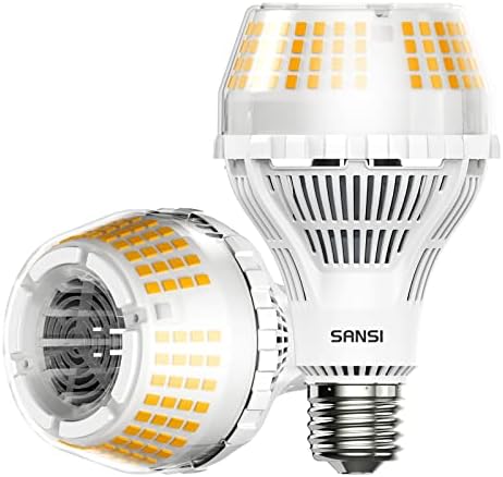 SANSI 250W Equivalente A21 Lâmpada LED, 4000 lúmens e26 lâmpada LED com tecnologia de cerâmica, 3000K Soft quente
