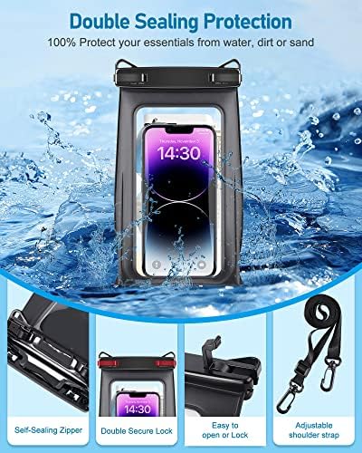 Grande bolsa de telefone à prova d'água do telefone universal capa à prova d'água para iPhone 14 13 12 11 Pro Max Galaxy