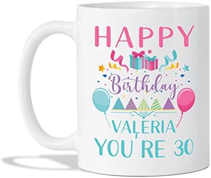 Caneca de aniversário, caneca de feliz aniversário, caneca de café personalizada, caneca de aniversário personalizada com nome