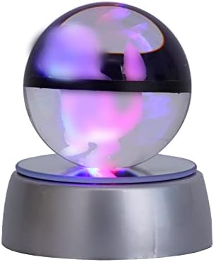 SJQWZRY3D CRISTAL LED Night Light, 7 cores Lâmpada gradual de mesa para presentes de férias ou casa