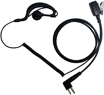 Fone de ouvido Heopbird Walkie Talkie com microfone para Motorola G Forma de 2 pinos para Motorola CP200 CP200D CLS1110 CLS1410 CP185
