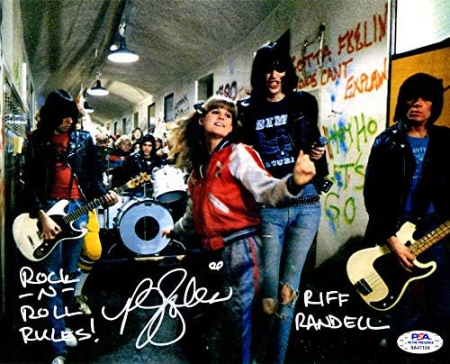 PJ SOLES Autografado assinado inscrito 8x10 foto rock 'n' roll High School PSA Ramones