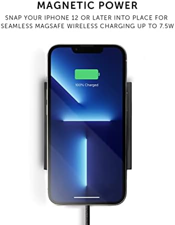 Carregador sem fio magnético da Union Drop-não deslizamento MagSafe Wireless Charging Pad para iPhone 14, 14 Plus, 14 Pro, 14 Pro Max, iPhone 8 para iPhone 13-15W Carregamento rápido para dispositivos compatíveis com Qi