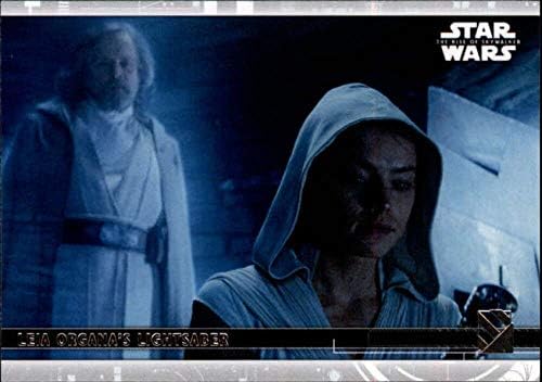 2020 TOPPS Star Wars The Rise of Skywalker Série 2#61 Leia Organa's Lightsabre Luke Skywalker, Rey Trading Card