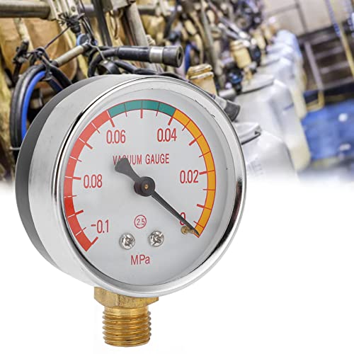 Medidor de pressão da máquina de ordenha, medidor de pressão do compressor de vácuo digital para medir o líquido de óleo de