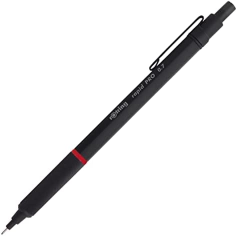 Rotring Rapid Pro Mechanical Lápis, 0,7 mm, preto fosco