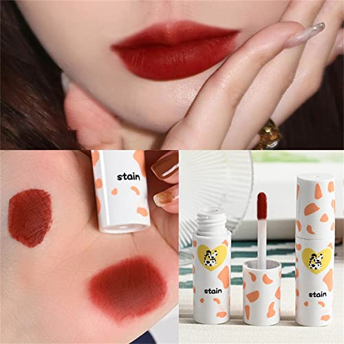 Velvet Lipstick Lipstic Acabamento Acabamento de Cobertura completa cor de lábios altos manchas de lábios pigmentados para