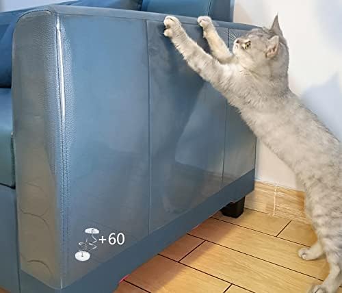 12 PCs CAT Protetor de móveis de arranhões para couro, protetor de móveis de gato, protetores de móveis de gatos, dissuasor