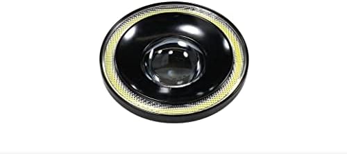 Blinglights White LED Halo Fog Lamps Angel Eye Driving Lights Kit Par para 2014-2019 Kia Soul