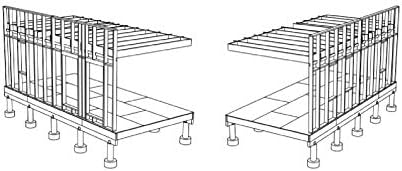 Ou seja, Colonos de 24 'x 12' em casa minúscula casa com planos de loft