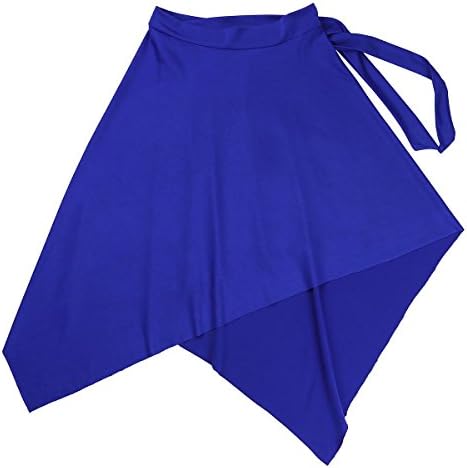 DPOIS Womens adulto assimétrico Irregular Ballet Dance Mini Triangle Tulle Skirt Costum