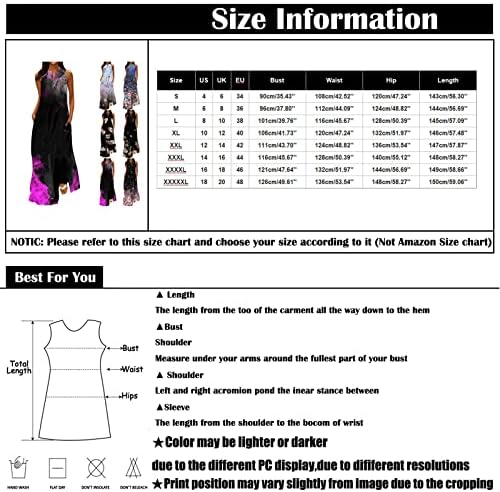 Vestidos de Zefotim Maxi para Mulheres 2023 Vestra Vintage Floral V Dress Vestido Casual Casual Vestidos de festa