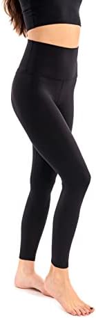 Aikka Activewear Cora Leggings - Leggings super elásticas de cintura feminina para Yoga Pilates Workout Solid Color Leggings