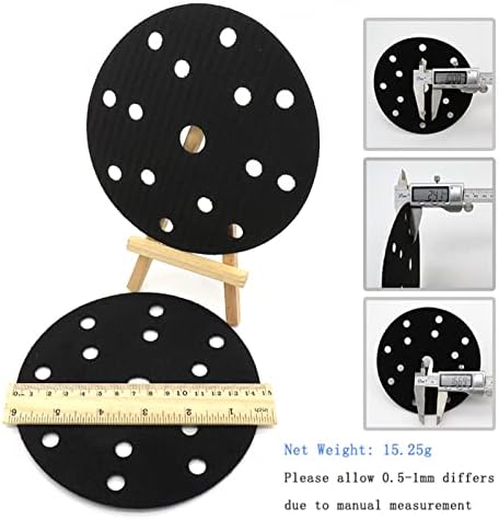 Avkart 6 polegadas 150 mm Multi -Hole Interface Protection Disc Power Tool para Polimento e moagem de lixamento de lixadeira - gancho e loop