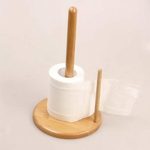 Zhengguifang Durável Toalha de toalha de papel cozinha cozinha de bancada sólida madeira vertical de papel higiênico portador de cozinha doméstica ferramenta