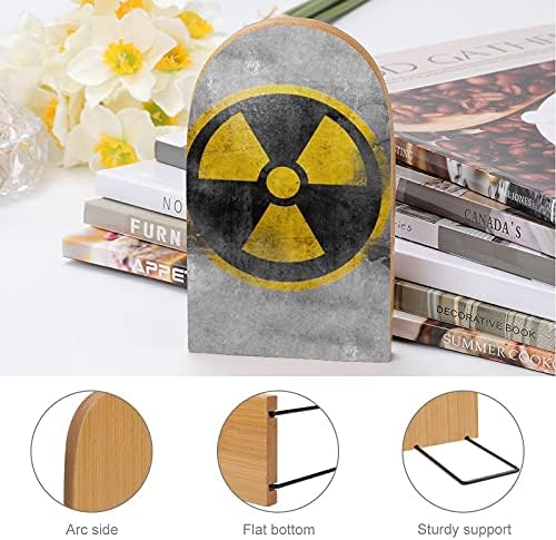 Livro de símbolos do reator nuclear ENSIMENTOS PARA PRETAS DO LIVROS DE LIVROS DE WOODEN PARA LIVROS PESADE
