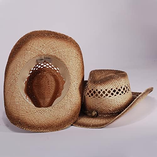 Chapéus de cowgirl de palha de caça