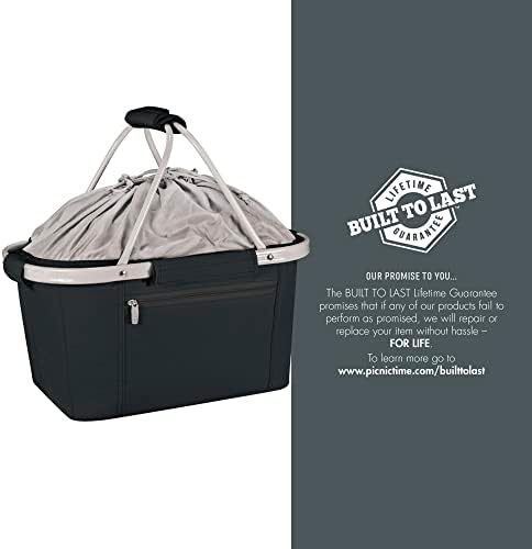 Piquennic Time NFL Metro Shoppingket - cesta de piquenique isolada - cesta de mercado dobrável - bolsa de calcinha de utilidade