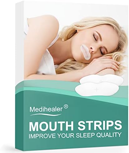 Tiras bucais para respirações da boca para menos respiração na boca, 64pcs Advanced suave tiras de sono fita de boca para ronco,