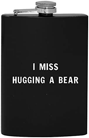 Sinto falta de abraçar um urso - 8 onças de quadril bebendo balão de álcool