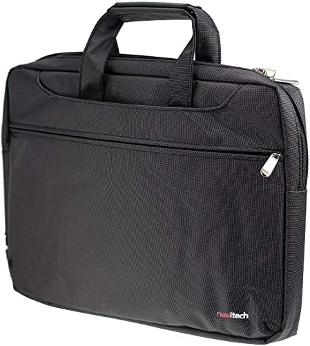 Bolsa de viagem resistente à água preta da Navitech Black - Compatível com DVD portátil Cooau de 12,5 ”