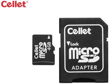 Cartão de memória MicroSD 4GB do celular para telefone Samsung SCH-A930 com adaptador SD.
