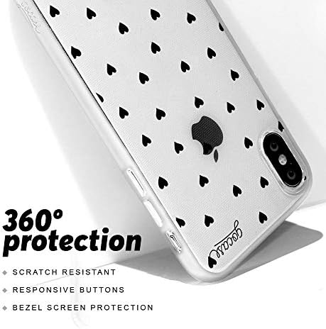 Caso do dia e noite da gocase compatível com iPhone 5/5s / se transparente com impressão de silicone de silicone TPU Proteção de proteção resistente a arranhões