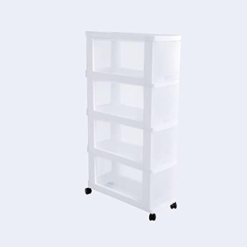 Auof18cm Slit Sortion Storage Gaveta Tipo de armário de armazenamento de lanches domésticos plásticos Gabinete de armazenamento