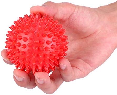 7,5 cm/9cm de rolo de massagem plástico durável Tipa da bola de fitness Ferramenta de relaxamento de dedos portátil e prática