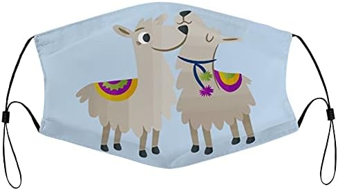 Credititive Pox Bocal Covers Roupos de segurança Máscaras de tecido Design Design casal Animal Romance Love Camel Presente presente