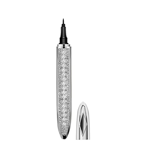 Vefsu deslumbrante diamante de diamante estrelado Eyeliner Pen do delineador de secagem rápida caneta líquida com duração de d'água