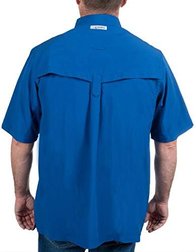 HABIT - Camisa de pesca do rio de manga curta do rio para forragem masculina