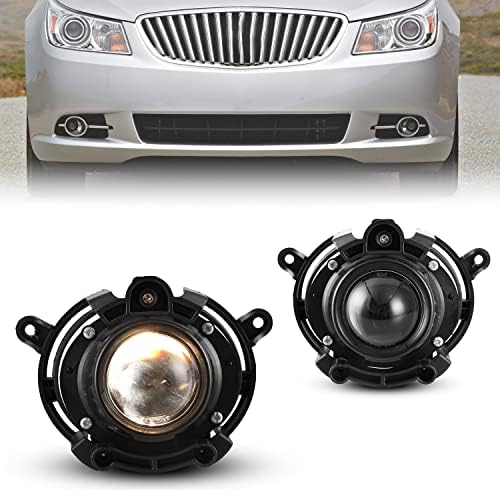 Luzes de nevoeiro CPW compatíveis com 2008-2014 Cadillac CTS Premium 2008-2012 Chevy Malibu 2007-2009 Saturn Aura 2013-