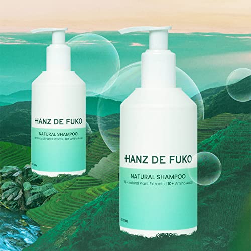 Hanz de Fuko Condicionador Natural Premium - Sulfato e Parabenos - Luta com a caspa e irritação no couro cabeludo - 16+ extratos