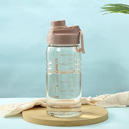 Xiaojia 1.5L 2.6L Bottle de água potável com garrafas esportivas de palha Priação de vazamentos para crianças Escola com