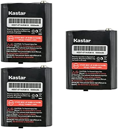 Kastar 3-Pack 53615 Bateria compatível com o Motorola Walkie Talkies bidirectio