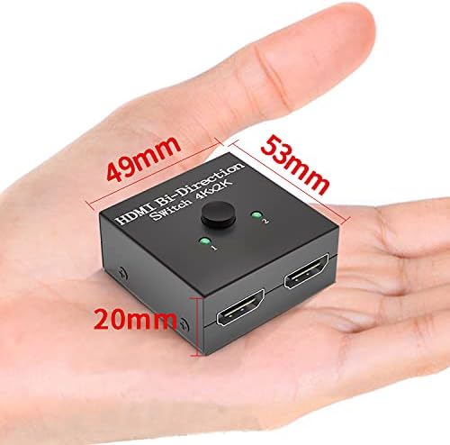 HDMI 4K BI-Direction Switch Splitter.hdmi Switcher 2in1out 2x1, HDMI Splitter 1 em 2 out 1x2.Support 4K 3d 1080p
