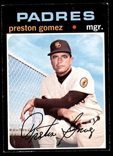 1971 Topps # 737 Preston Gomez San Diego Padres Ex Padres