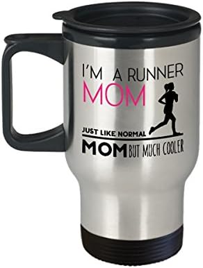 Run Tumbler para a mãe corredor correndo normal, mas mais fria caneca de viagem para mulher para mulher