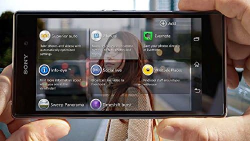 Sony Xperia Z1, 16 GB, preto, GSM desbloqueado, smartphone de 20MP - vidro impermeável e à prova de quebra