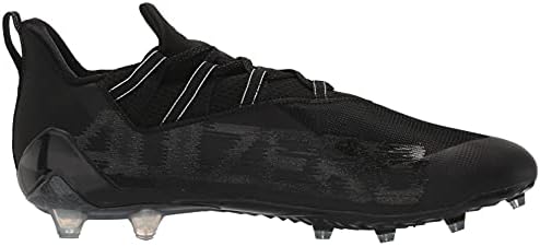 Cleats adizero de adidas masculino, preto/preto/cinza, 10.5