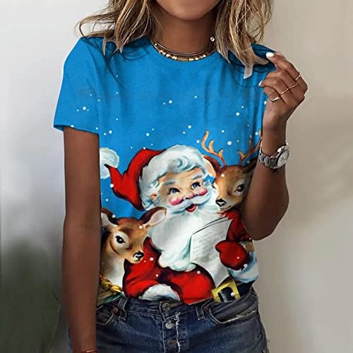 XILOCCER 2023 Camiseta de Natal de Natal Diário Diário de Natal Princo O Tanque de Bolsa
